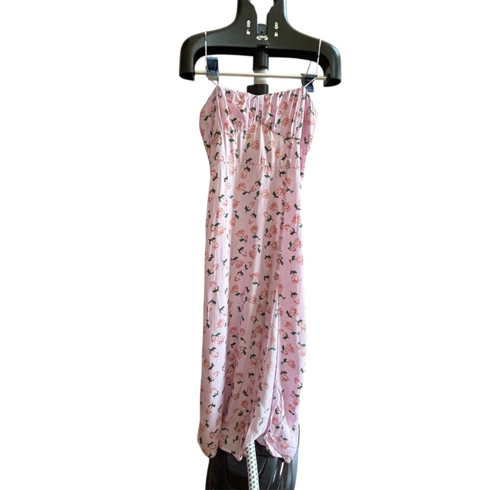 Zara Floral, Tea-Length, Asymmetrical Dress, Size M